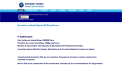 Desktop Screenshot of issgroupfrance.com